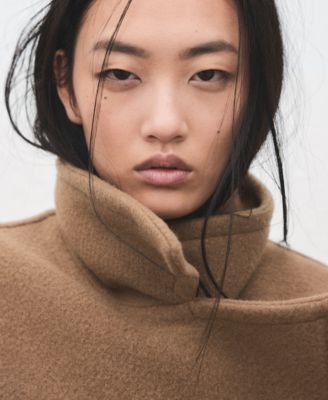 Women's Double-Breasted Manteco Wool Coat