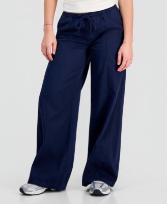 Juniors' Pull-On Wide-Leg Pants