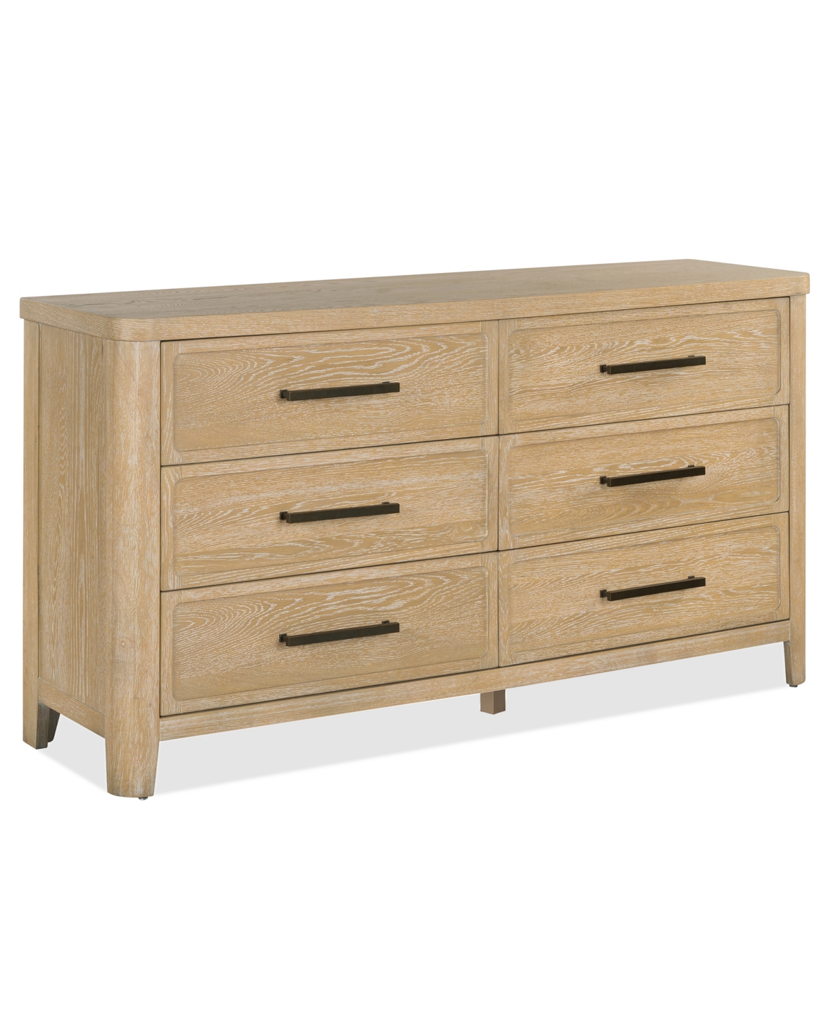 Furniture Marcel 19" Wood 6-Drawer Dresser