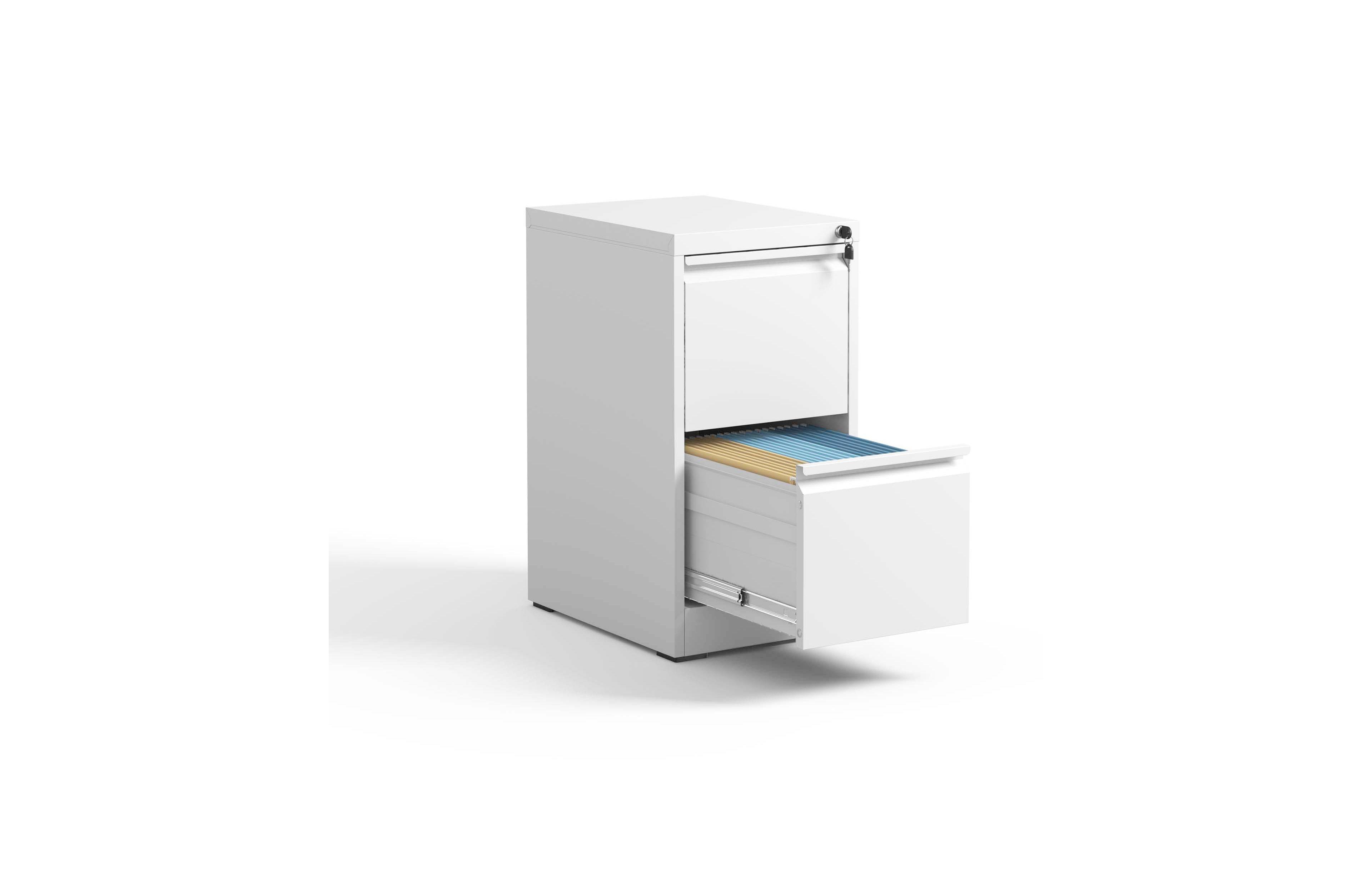 Boyel Living 2 Drawer Metal Vertical File Cabinet with Lock Office Home Steel Vertical File Cabinet for A4 Legal