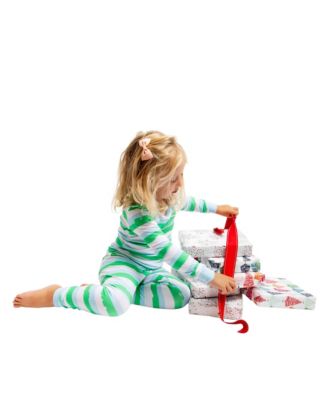 Kids Cotton Jersey Two Piece Long Sleeve Pajama Set