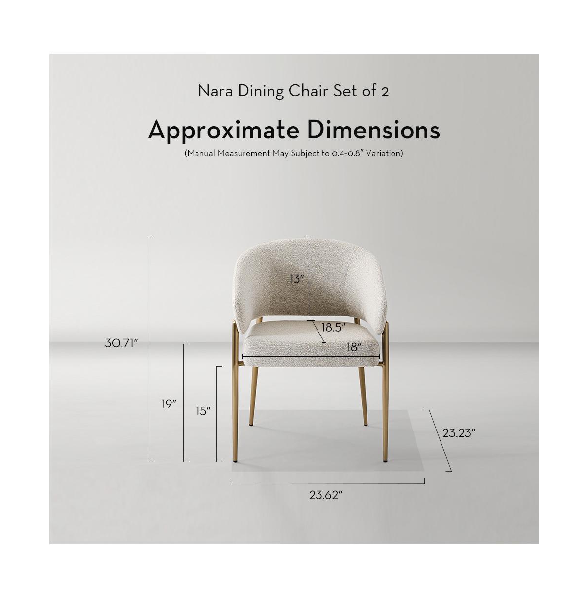 Z Gallerie Nara Dining Chair - Set of 2