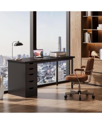Modern Computer Desk, Simple Style, 47 Inches PC Desk