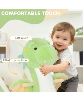 Baby Rocking Horse, Ride Dragon with Realistic Dragon Roar,