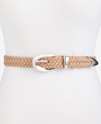 Sculpted Hardware Braided Belt