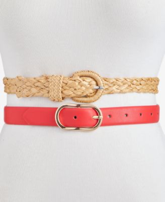 2-Pc. Seasonal Braid and Pant Belt Set