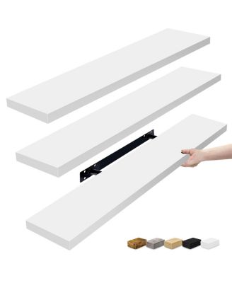 3-Pack 35-Inch Floating Wall Shelves