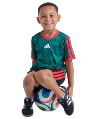 Boys' 2T-7 Printed T-Shirt and Shorts, 2-Piece Set