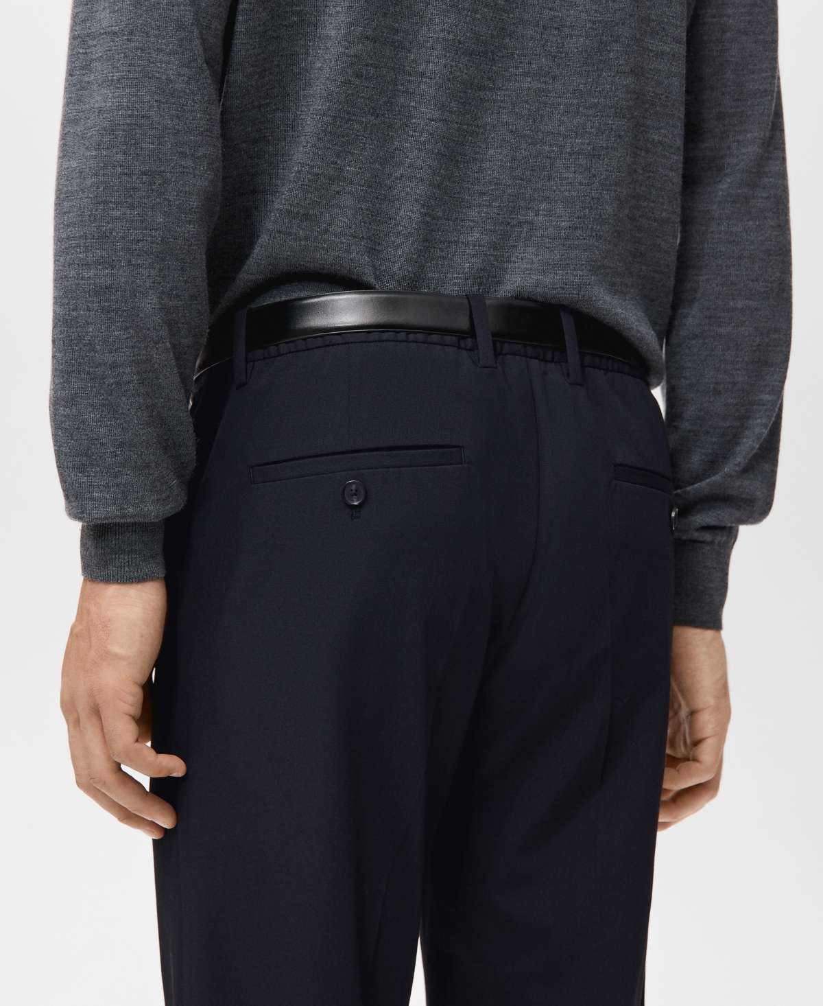 Mango Men's Barna Slim-Fit Twill Chino Pants