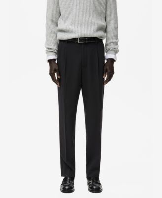 Men's Regular-Fit Pleated Pants