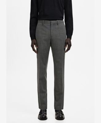 Men's Stretch Fabric Super Slim-Fit Suit Pants