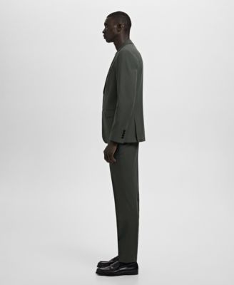 Men's Stretch Fabric Super Slim-Fit Suit Pants