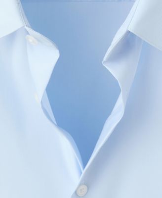 Men's Slim Fit Cotton Dress Shirt