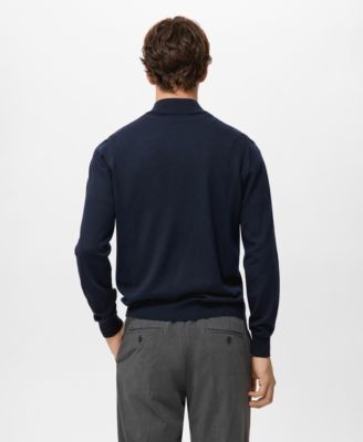 Men's Perkins Collar Merino Wool Sweater