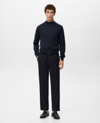 Men's Wool Turtleneck Sweater