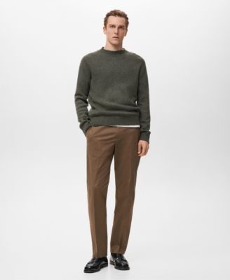 Men's Structured Wool-Blend Knitted Sweater