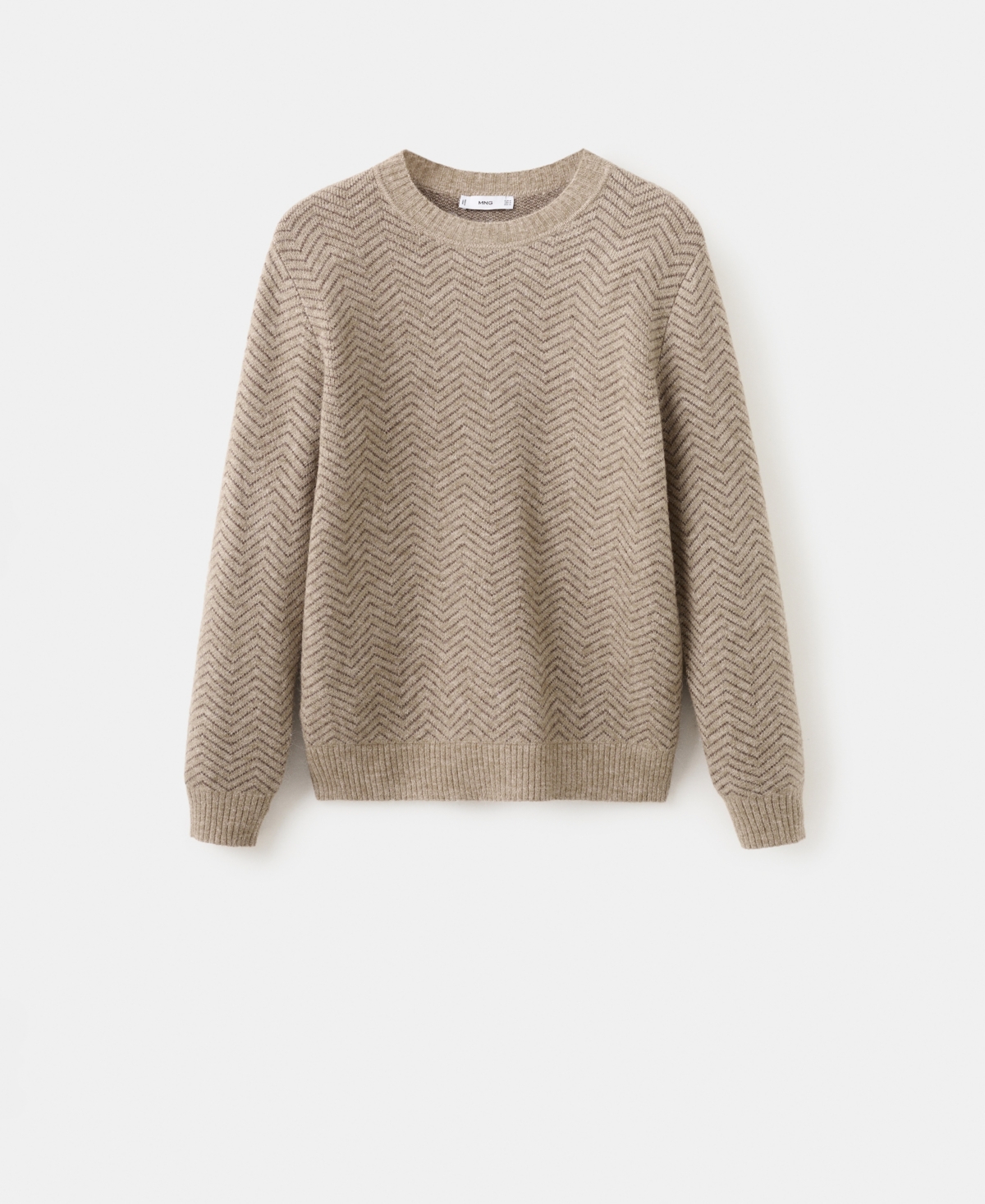 Mango Men's Knit Striped Sweater