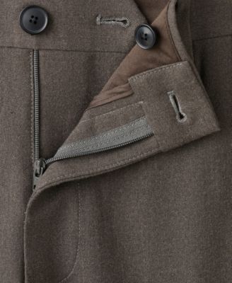 Men's Pleated Slim-Fit Pants