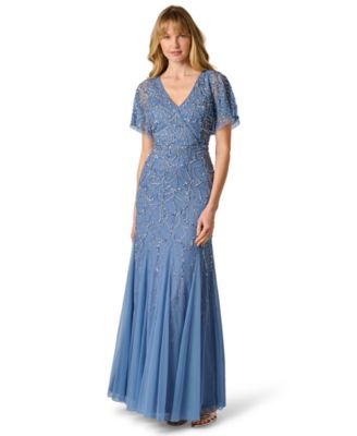 Women's Bead Mesh Ball Gown