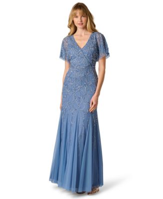 mother of the bride cocktail dresses plus size A-Line/Princess Scoop Lace Tea-Length Half Sleeves, Dark Navy tent_mars_26 Ships From:China Hang or lay flat Formal Dresses Where To