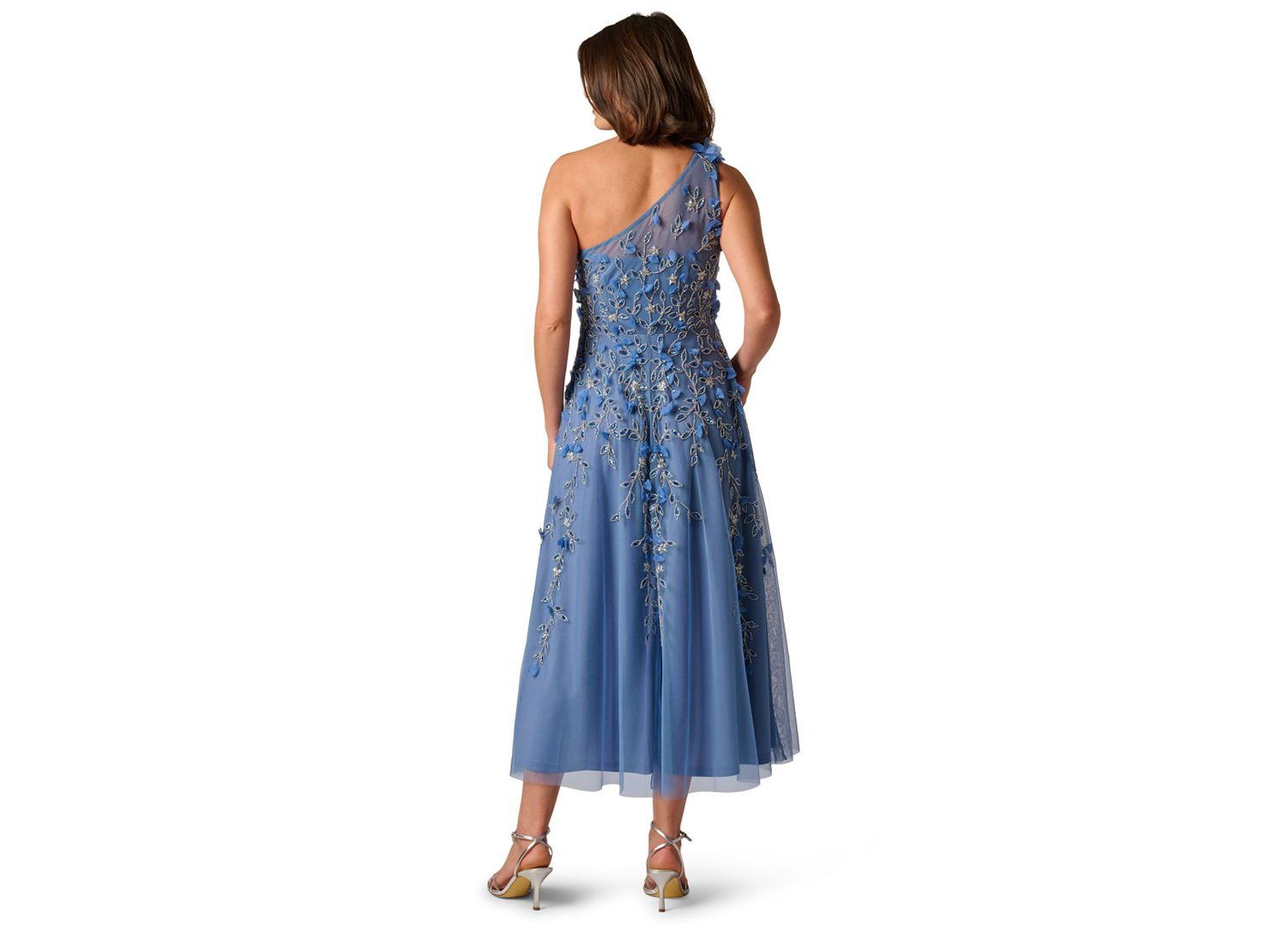 Women's One-Shoulder Beaded Dress