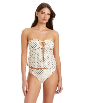 Women's Pretty in Provence Merrow Bandeau Neck Tankini Top