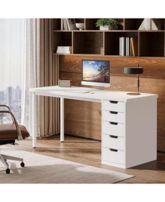 Modern Computer Desk, Simple Style, 47 Inches PC Desk