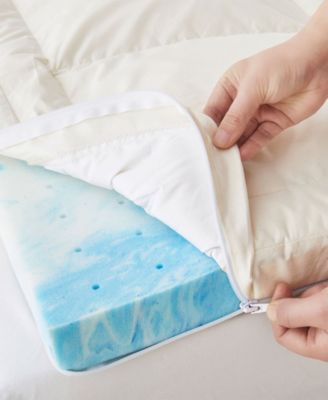 Down Feather Memory Foam Mattress Topper, Full