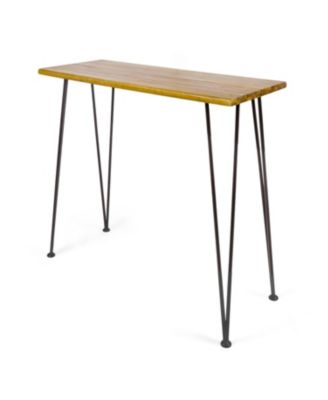 Dione Outdoor Teak Acacia Wood Bar Set