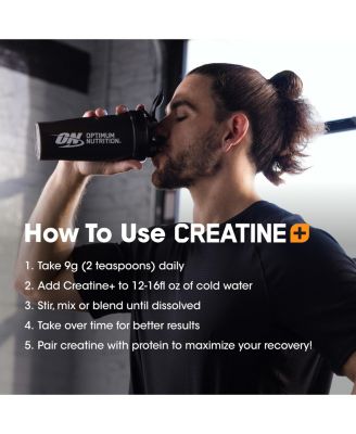 Creatine Monohydrate Plus Powder, Strawberry Peach, 40 Servings