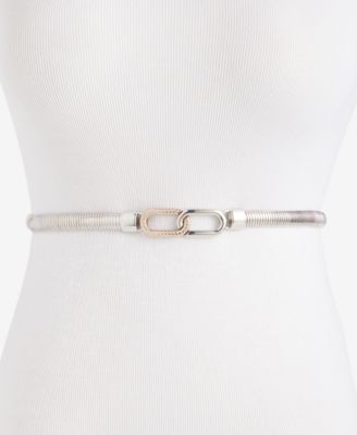 Stretch Cobra Crystal Buckle Belt