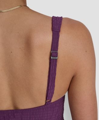 Women's Under-Wire Textured Tankini Top