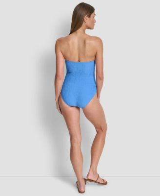 Women's Bandeau Neck One-Piece Swimsuit