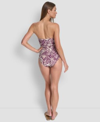 Women's Shirred One-Piece Swimsuit