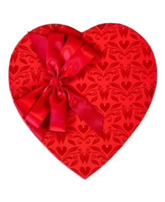 Valentine's Day Heart Shaped Sea Salted Caramel Gift Box Set, 13 Piece