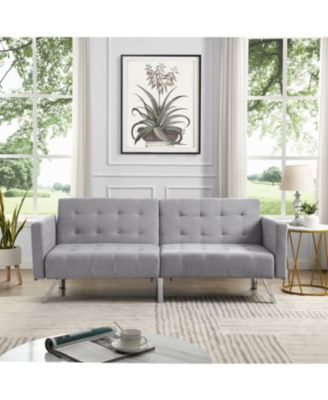 Streamdale Versatile Linen Sofa Bed Comfort and Space-Saving