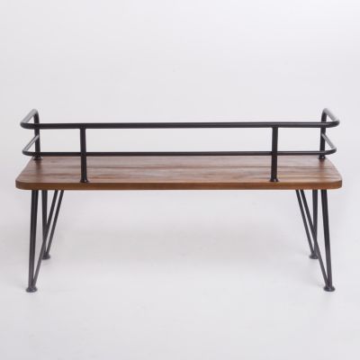 Acacia Wood Bench Rustic Charm Meets Modern Style