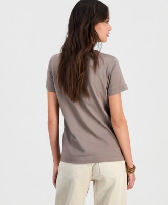 Women's 3D Script Logo Short-Sleeve T-Shirt