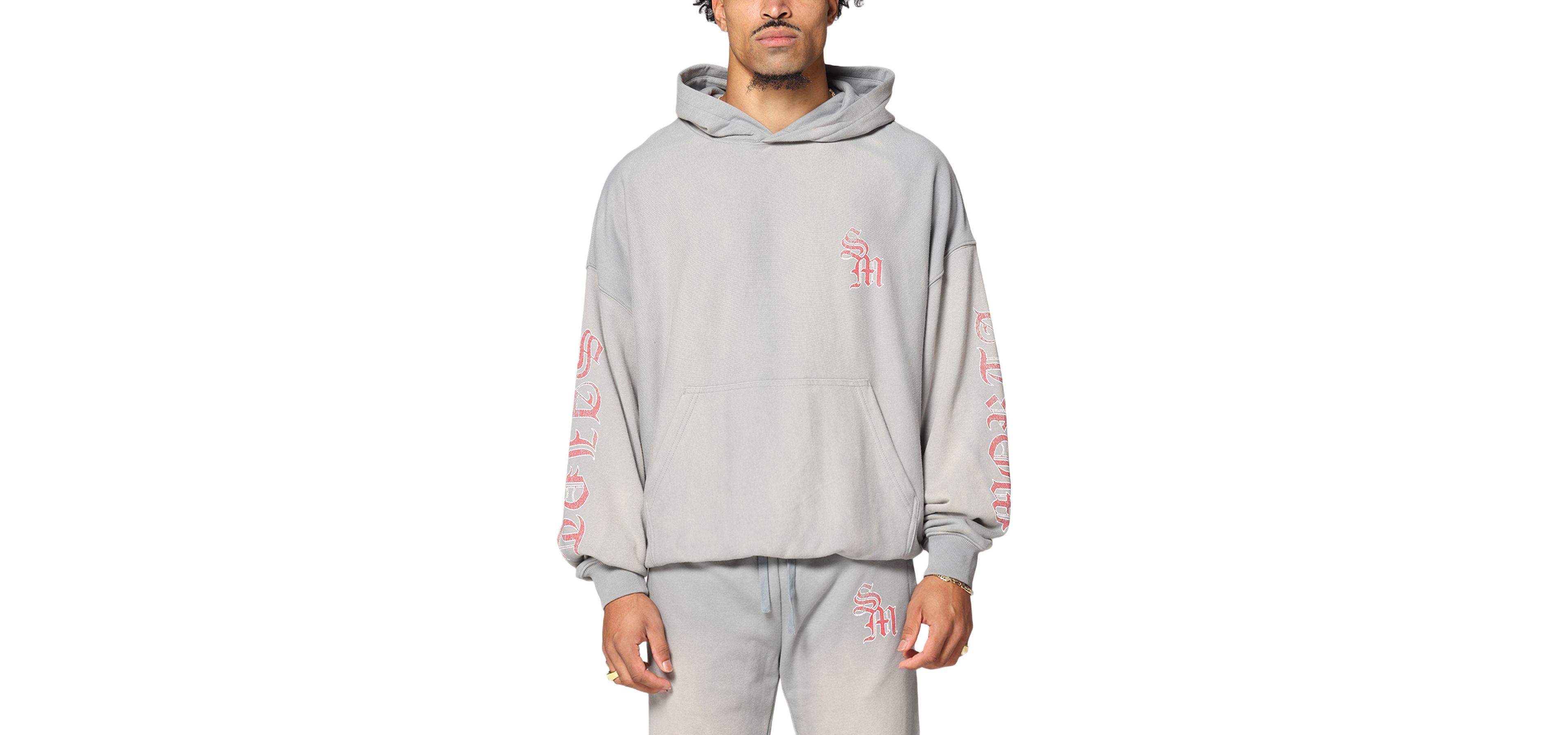 Saint Morta Men's Hardcore Boxy Hoodie Sunfade