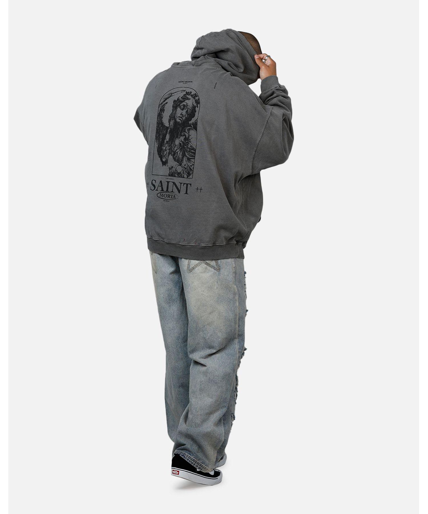 Women's Lost Souls Premium Hoodie Washed Charcoal