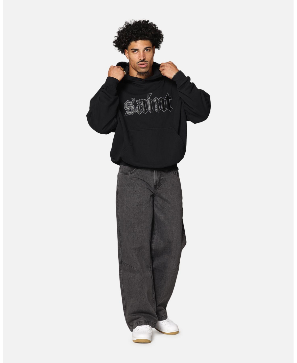 Saint Morta Men's Cambronne Layered Boxy Hoodie