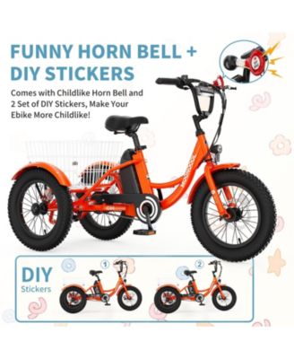 CD1 250W Electric Youth Trike  16" x 3.0" Wheel