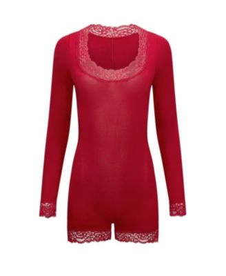 Women's Abbi Long Sleeve Romper