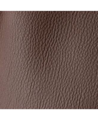 Mini Logo Crossbody Bag Perforated Faux Leather