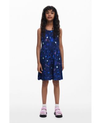 Girls Girls's Short flared floral dress