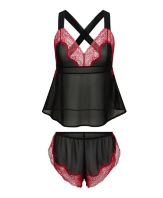 Women's Sabreina Camisole & Flutter Short Set Lingerie