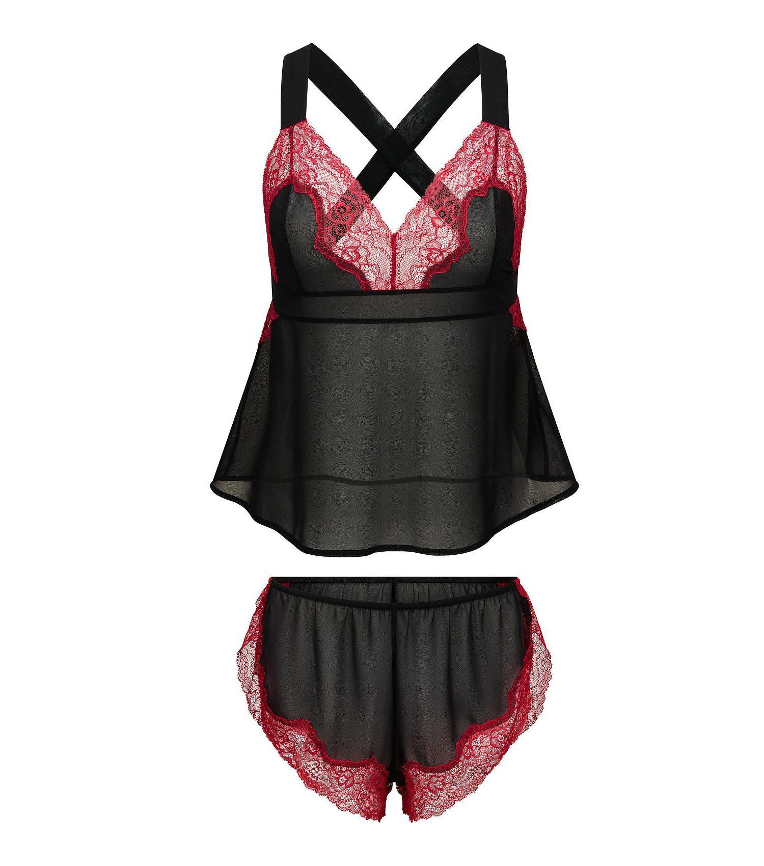 Women's Sabreina Camisole and Flutter Short Set Lingerie