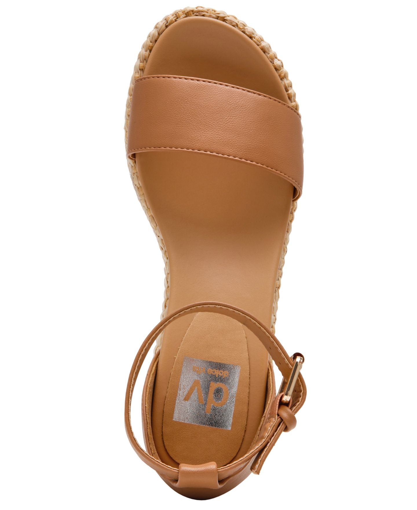 Женские сандалии DV Dolce Vita Alumina Espadrille Wedge, цвет: Карамельный — фото 4