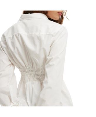 Women's Gathered Long Sleeve Shirt