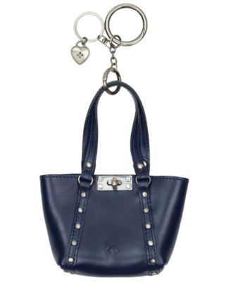 Micro Benvenuto Leather Tote Bag Charm